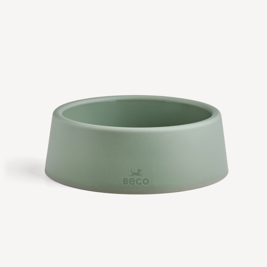 Beco Steady Cat Bowl Olive Green Small
