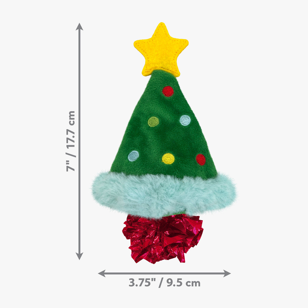 KONG Holiday Crackles Christmas Tree, view 4
