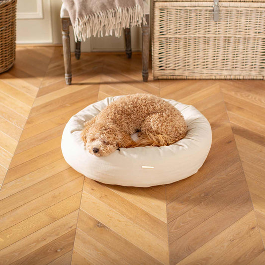 Donut Bed With Removable Covers in Savanna Bone