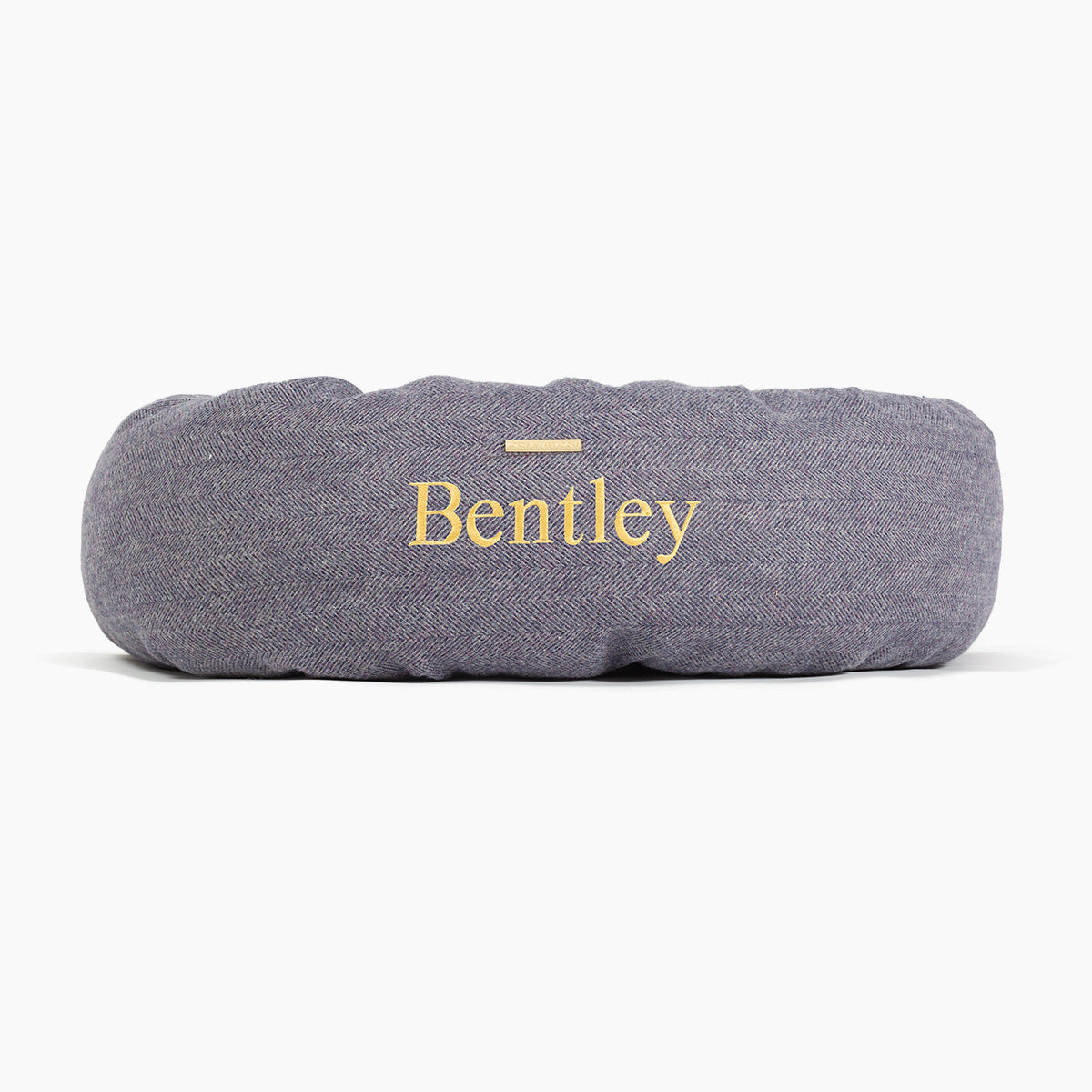 Donut Bed With Removable Covers in Oxford Herringbone Tweed, view 8