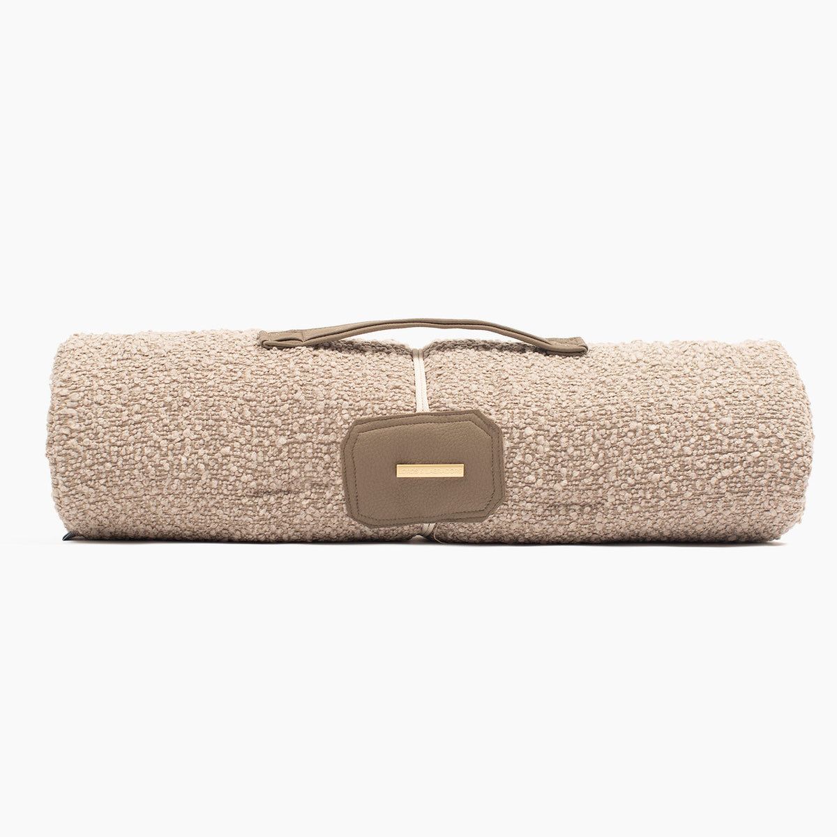 Travel Mat in Mink Bouclé, view 6