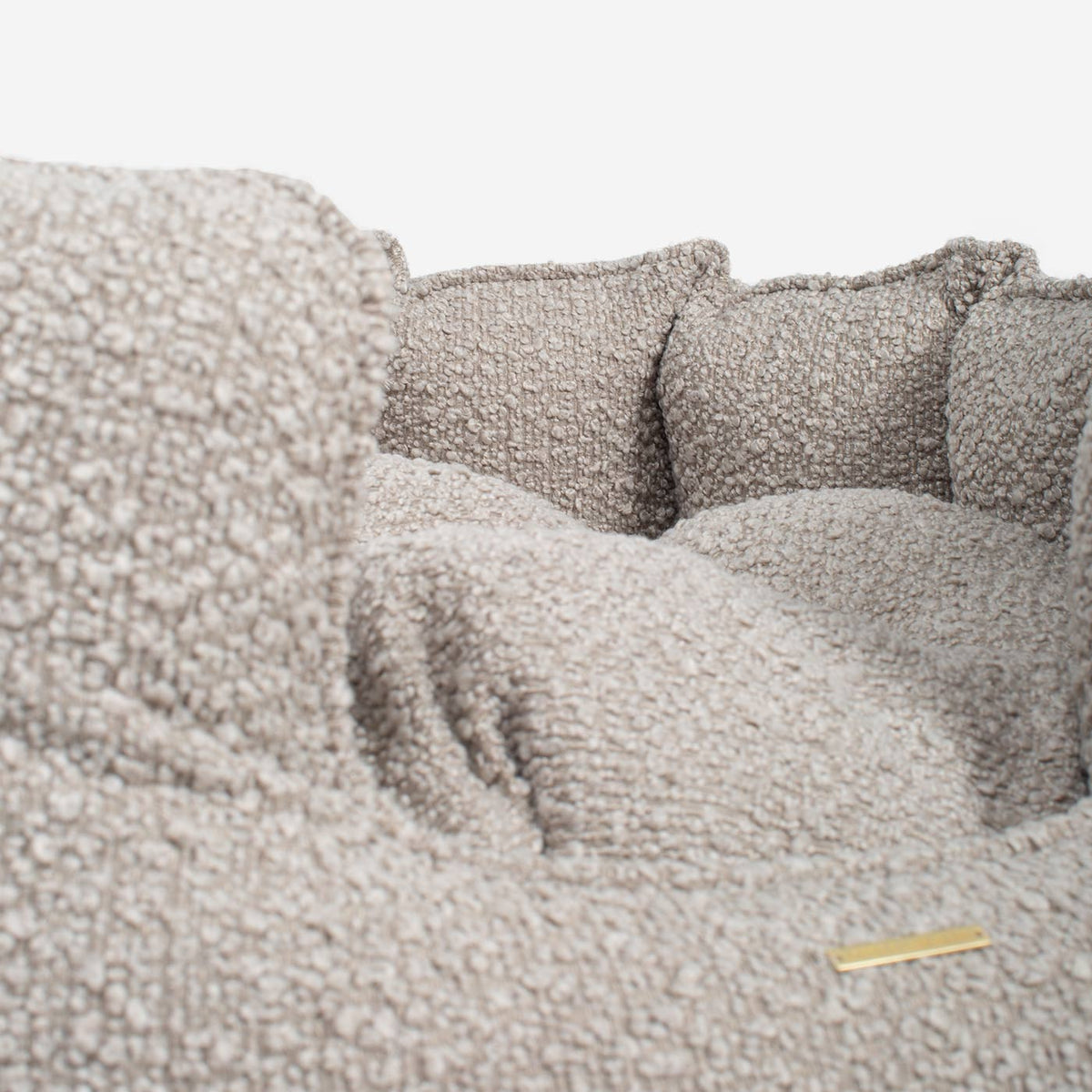 High Wall Bed For Cats With Removable Covers in Bouclé, view 18