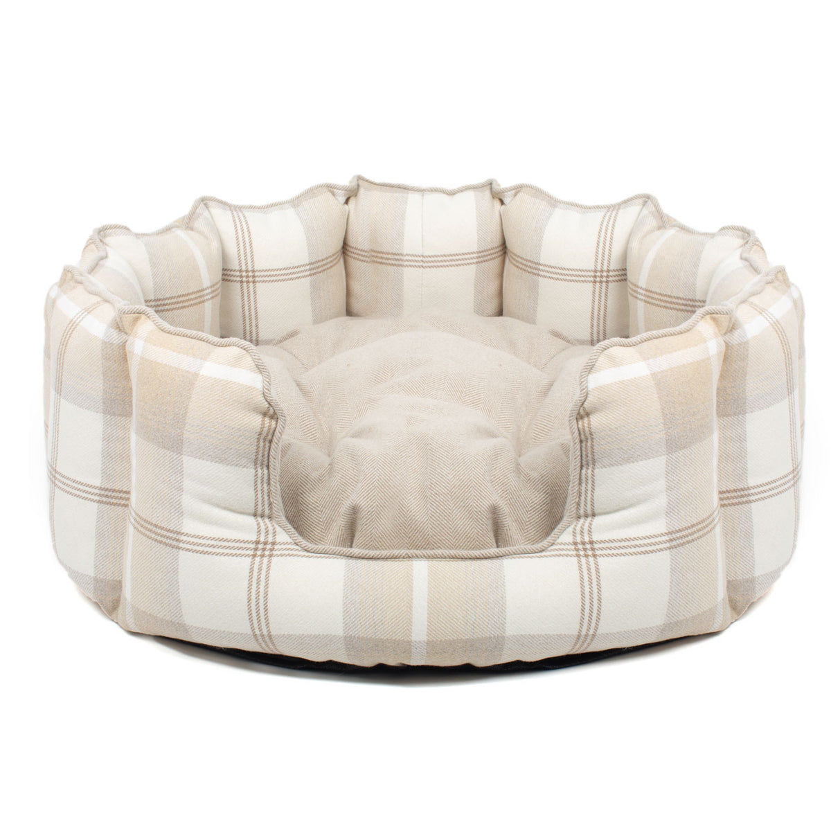 High Wall Bed With Removable Covers in Balmoral Natural Tweed, view 5