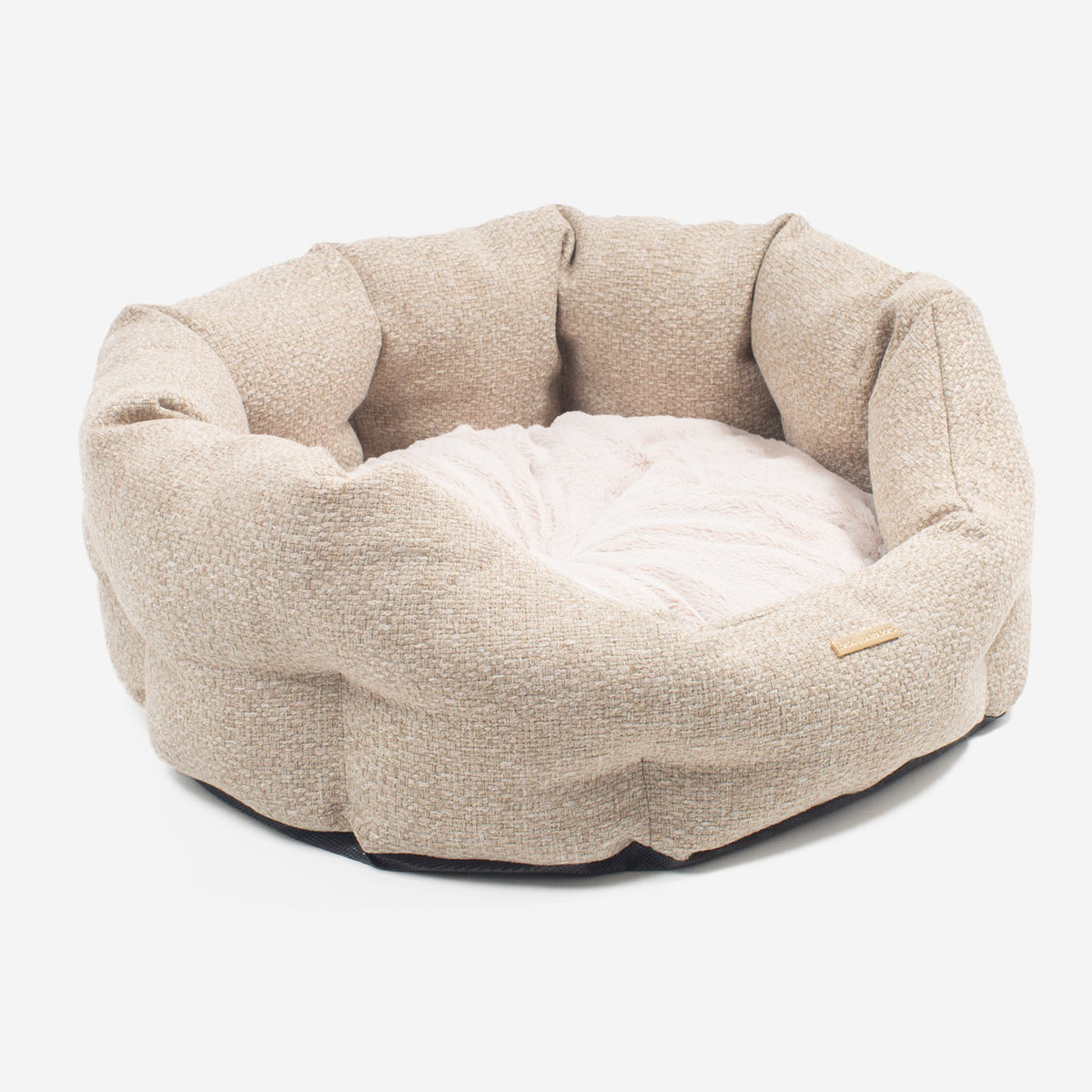 Essentials Herdwick Oval Bed in Sandstone, view 5