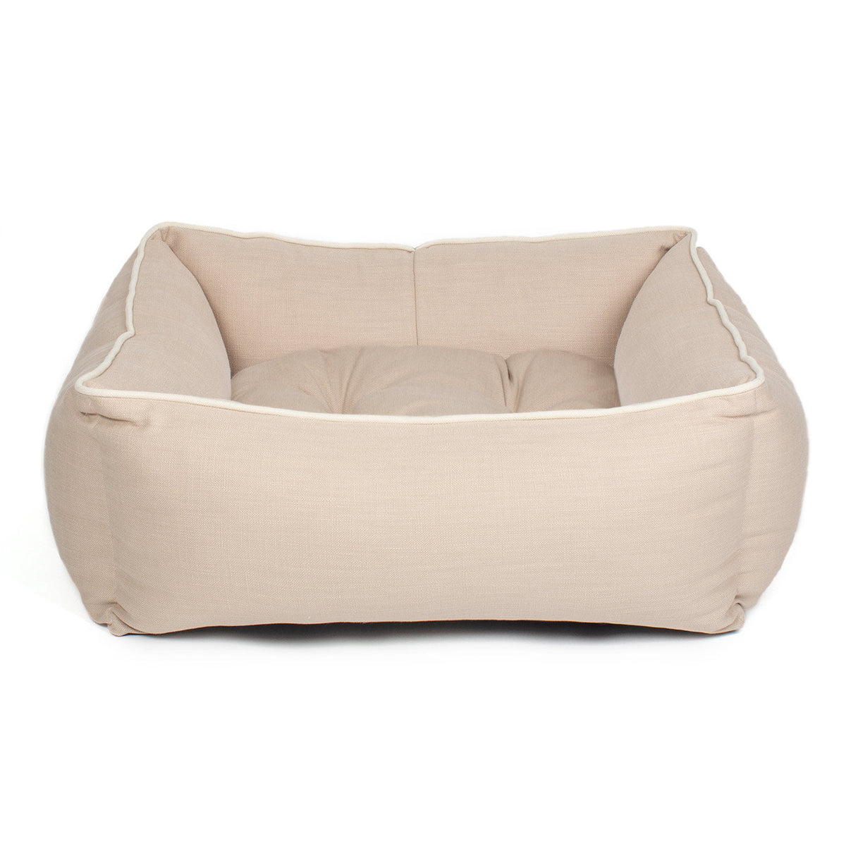 Box Bed With Removable Covers in Savanna Oatmeal, view 10