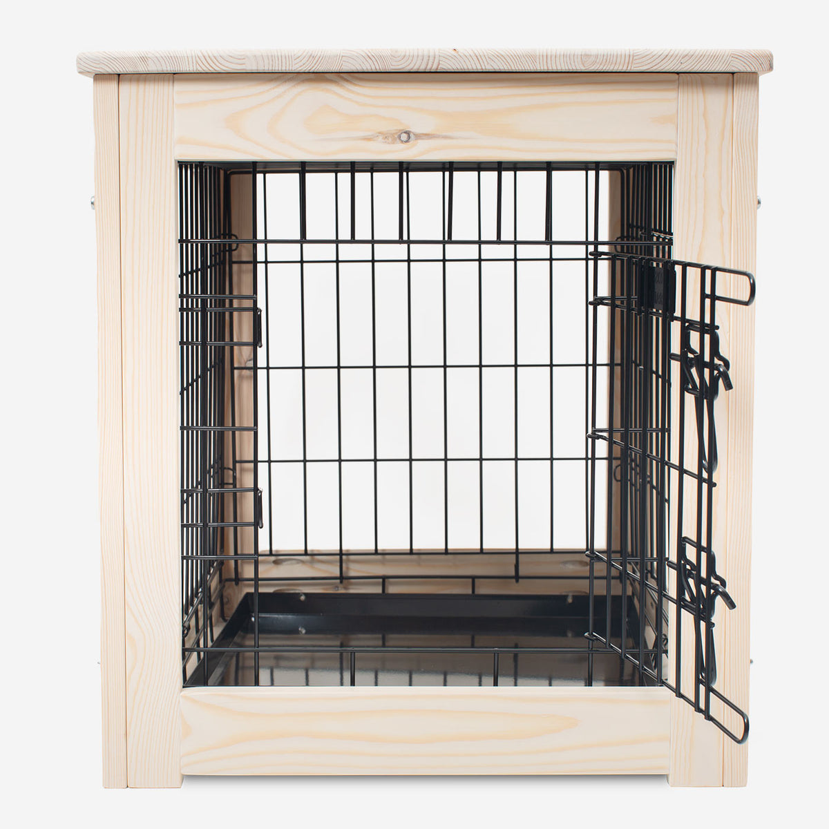 Wooden Salcombe Metal Crate Surround, view 3