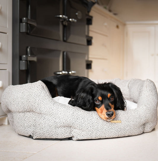 Essentials Herdwick Oval Bed in Pebble