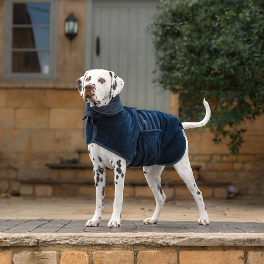 Bamboo Drying Coat in Navy