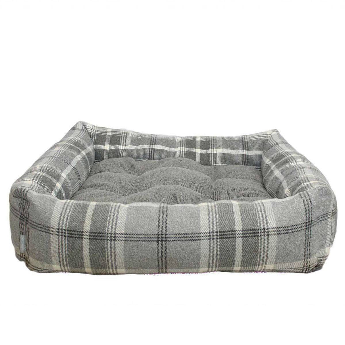 Box Bed With Removable Cover in Balmoral Dove Grey Tweed, view 6