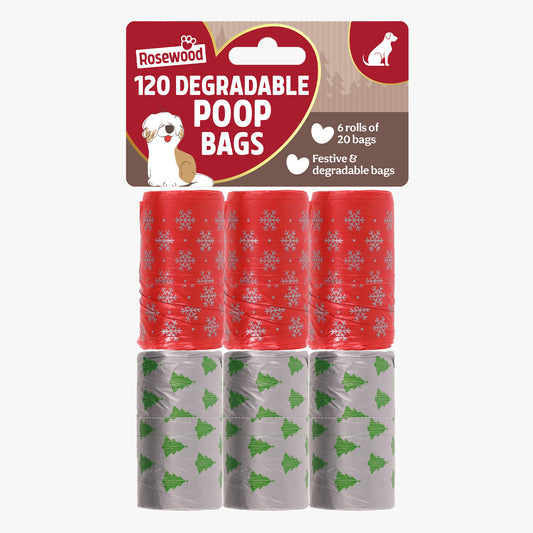120 Xmas Poop Bags