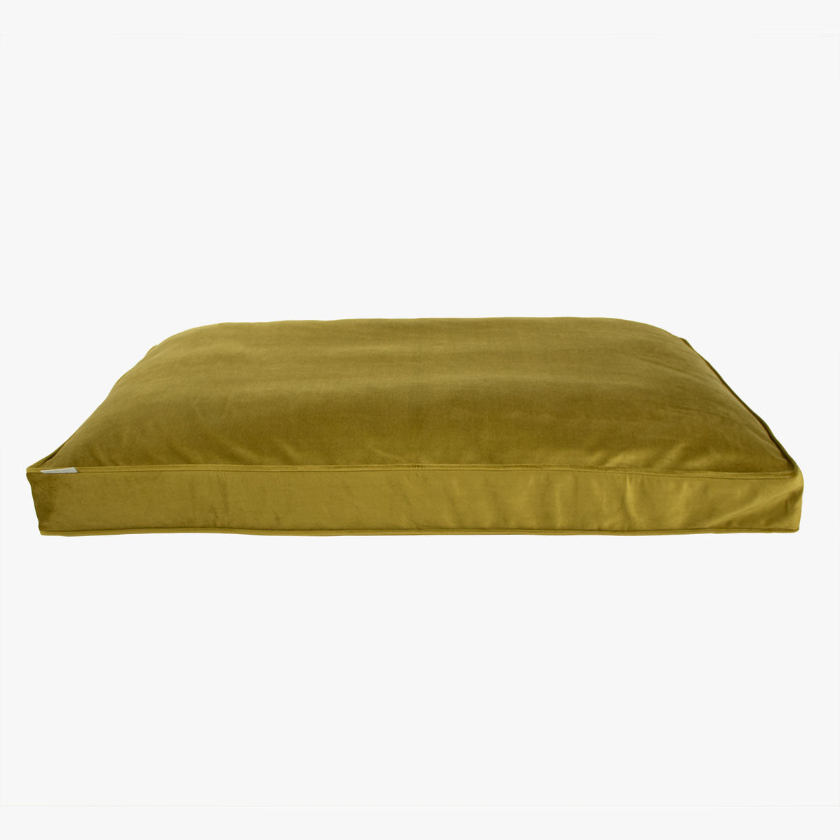 Dog Cushion in Olive Velvet, view 7