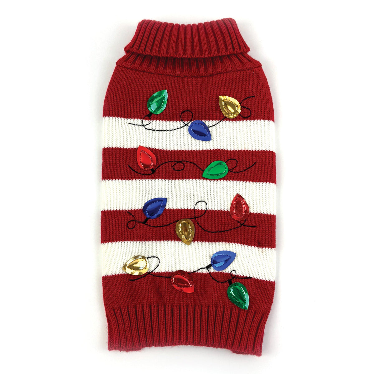 Happy Pet Christmas Lights Sweater