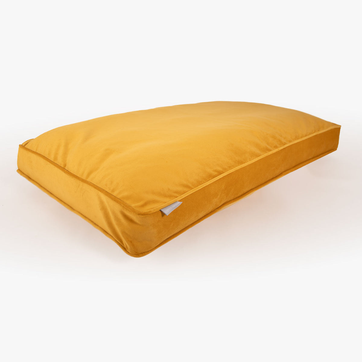 Dog Cushion in Saffron Velvet, view 10