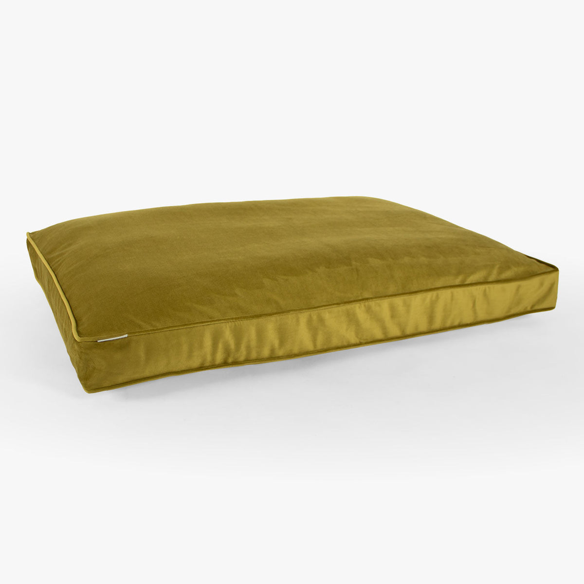 Dog Cushion in Olive Velvet, view 8