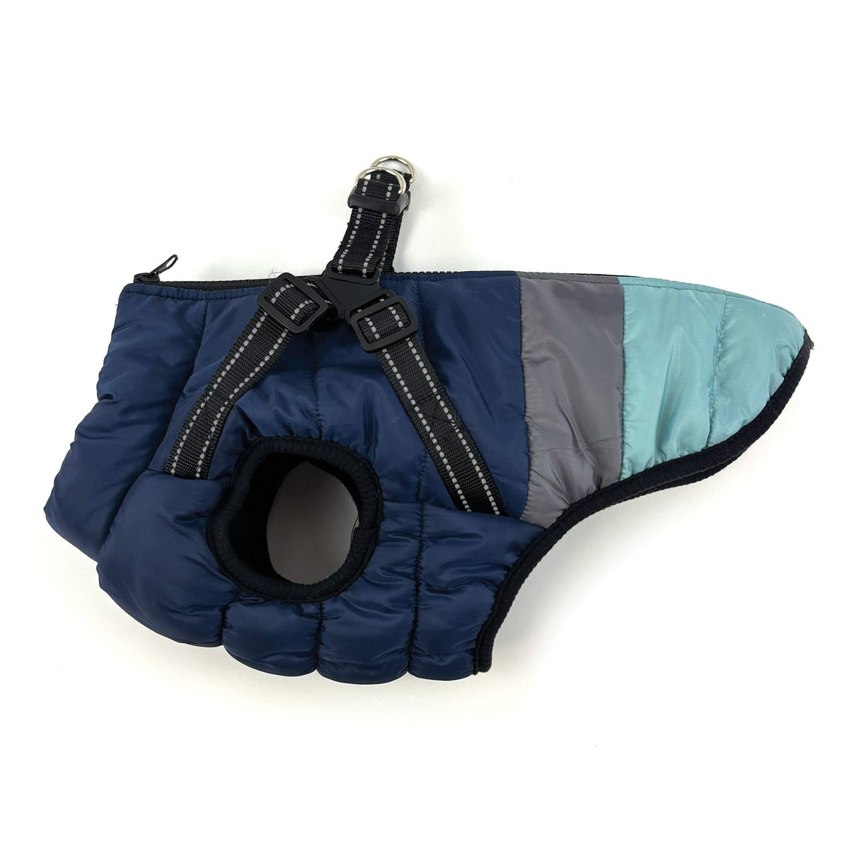 Go Walk Dark Blue Trio Harness Dog Coat