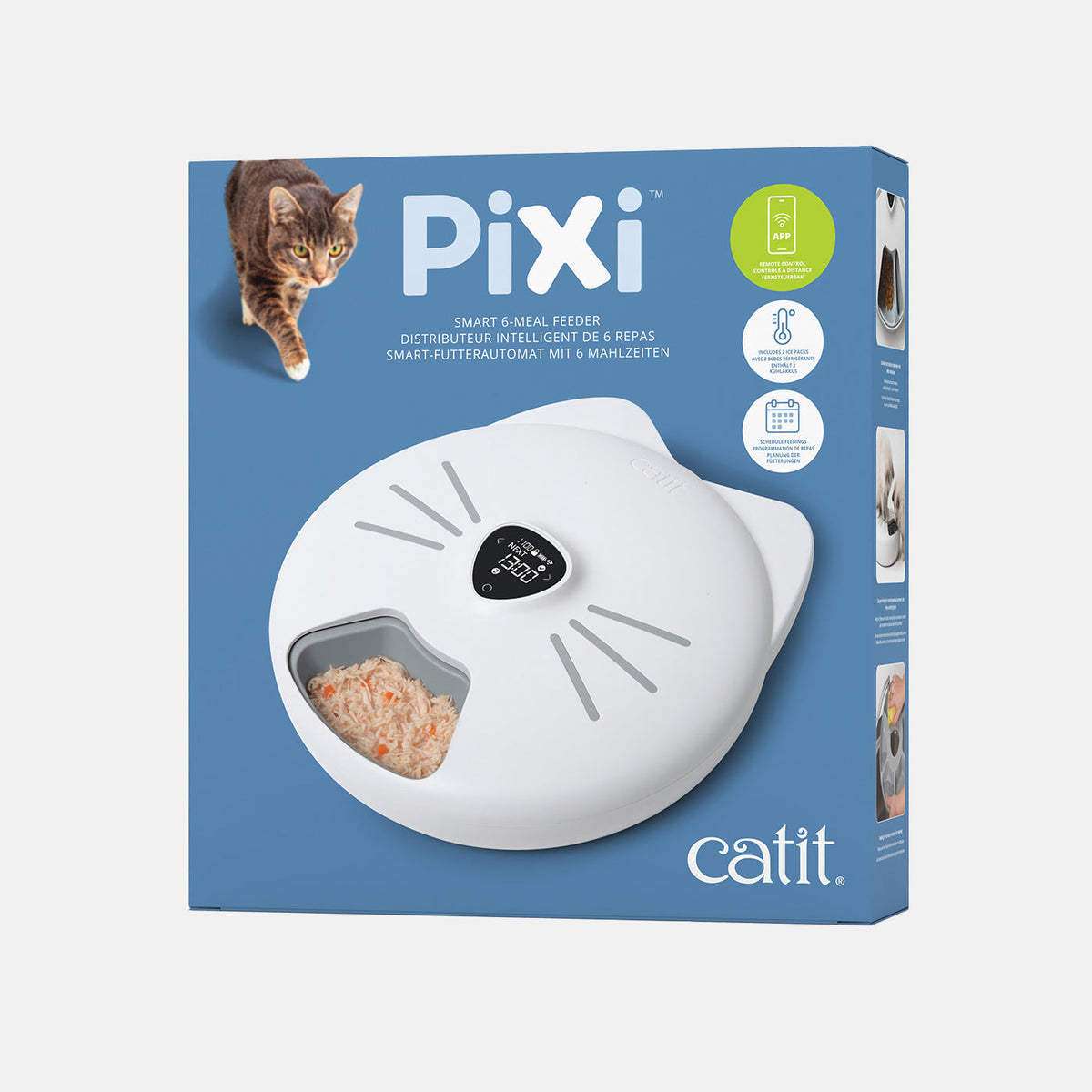Catit Pixi Smart 6 Meal Feeder, view 2