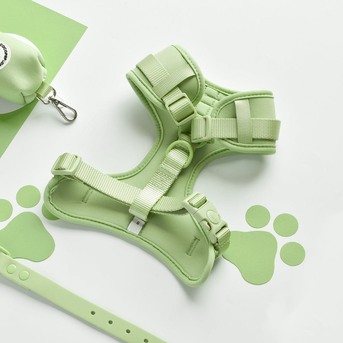 Cocopup London Matcha NAKD Adjustable Harness, view 3