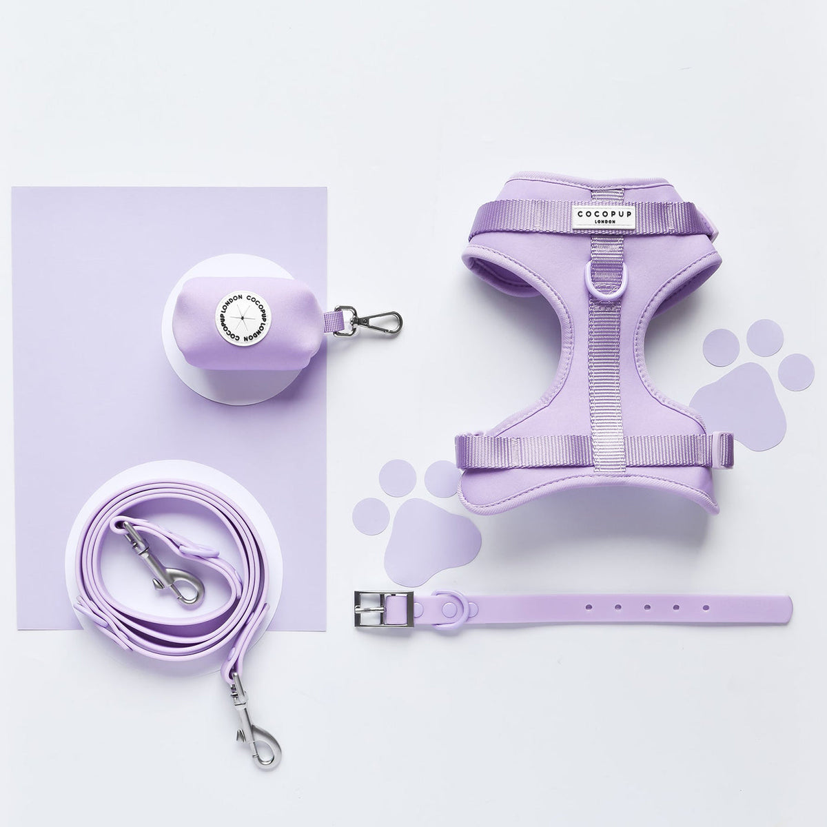 Cocopup London Parma Violets NAKD Adjustable Harness, view 4