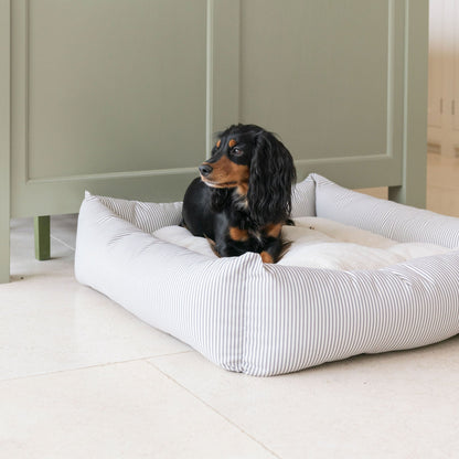 Box Bed With Removable Covers in Regency Stripe, view 5