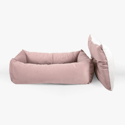 Cosy & Calming Puppy Crate Bed With Removable Covers In Blossom Velvet, view 7