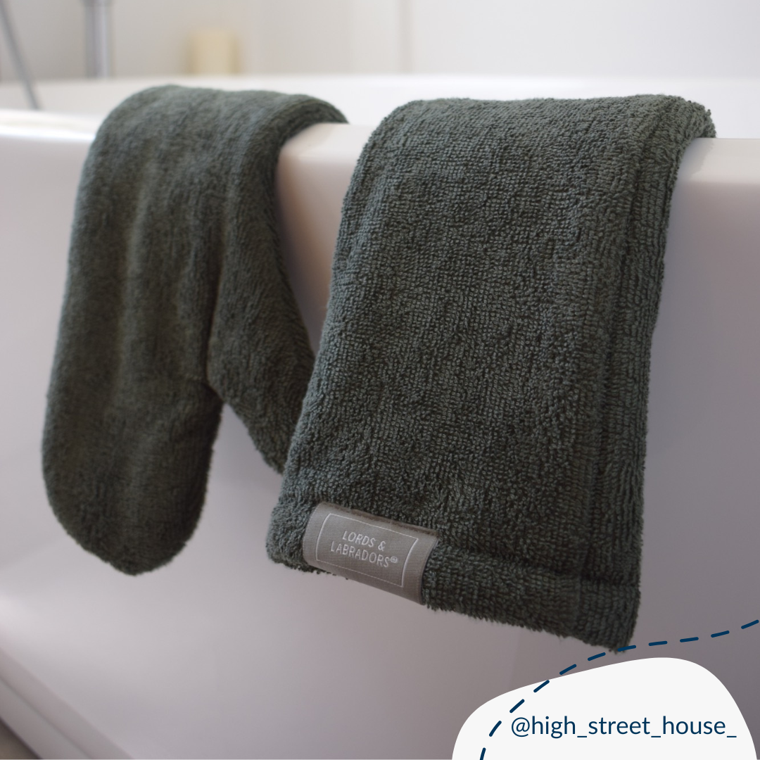 Bamboo Drying Mitts in Fir, view 6