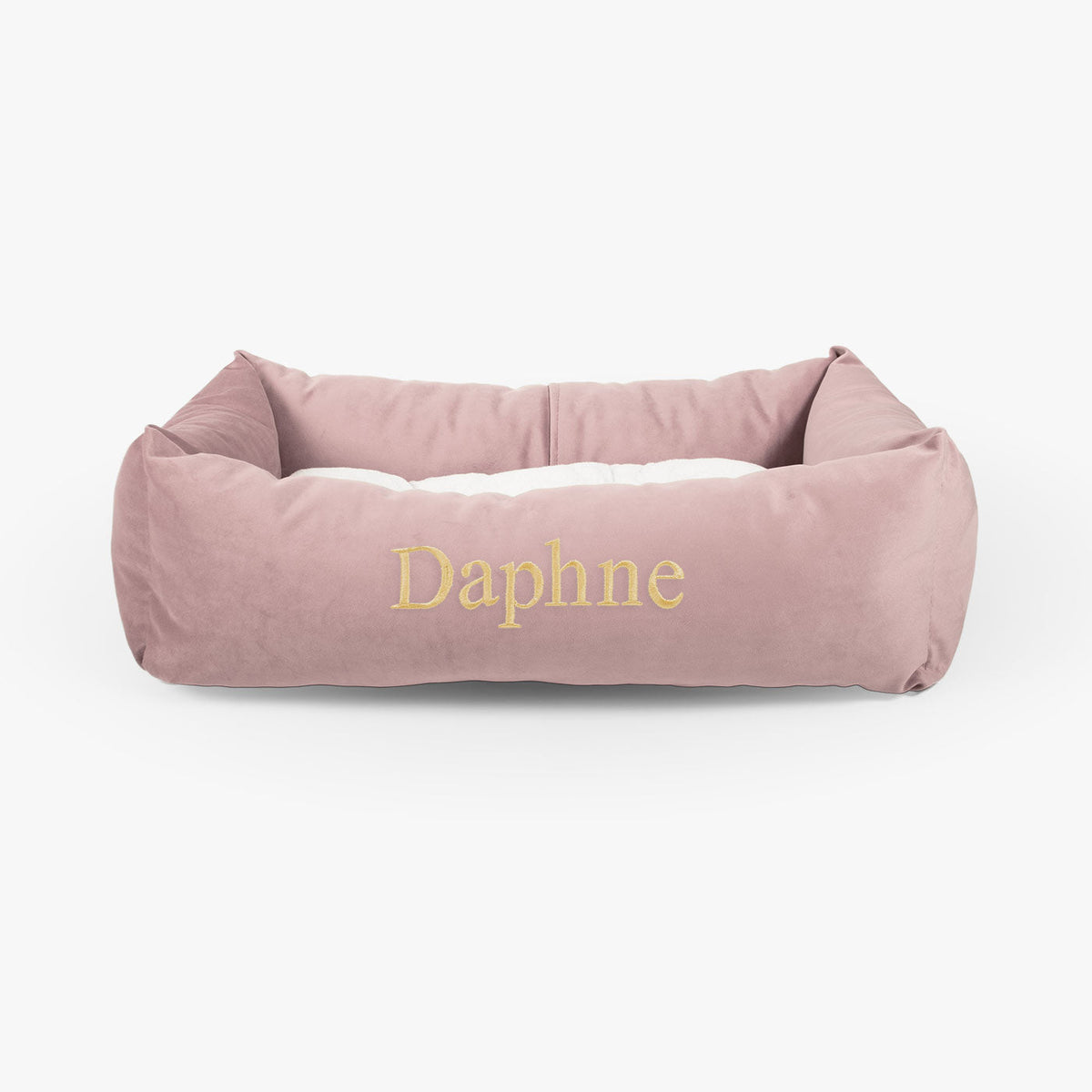 Cosy & Calming Puppy Crate Bed With Removable Covers In Blossom Velvet, view 10