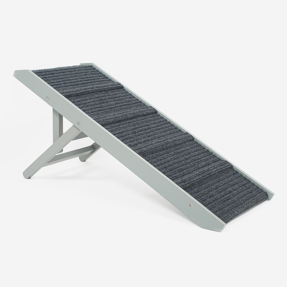 Grey Wooden Pet Ramp, view 4