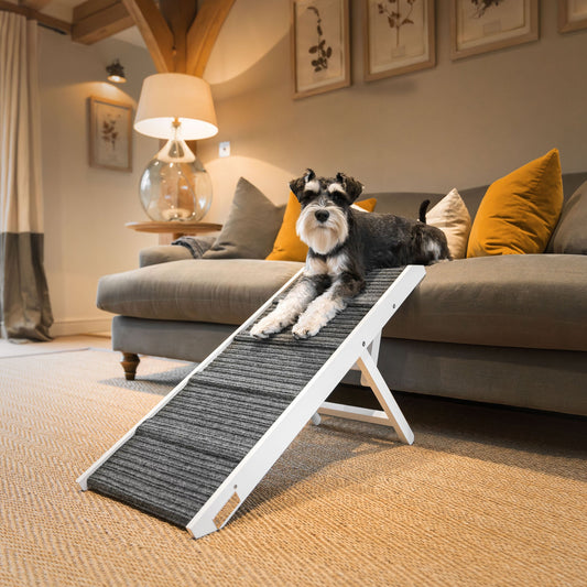 White Wooden Pet Ramp
