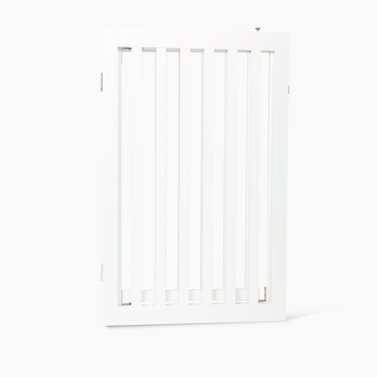Medium White Wooden Dog Gate, view 9