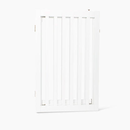 Medium White Wooden Dog Gate, view 9