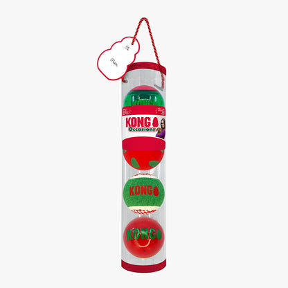 KONG Holiday Occasions Balls 4 Pack, view 2