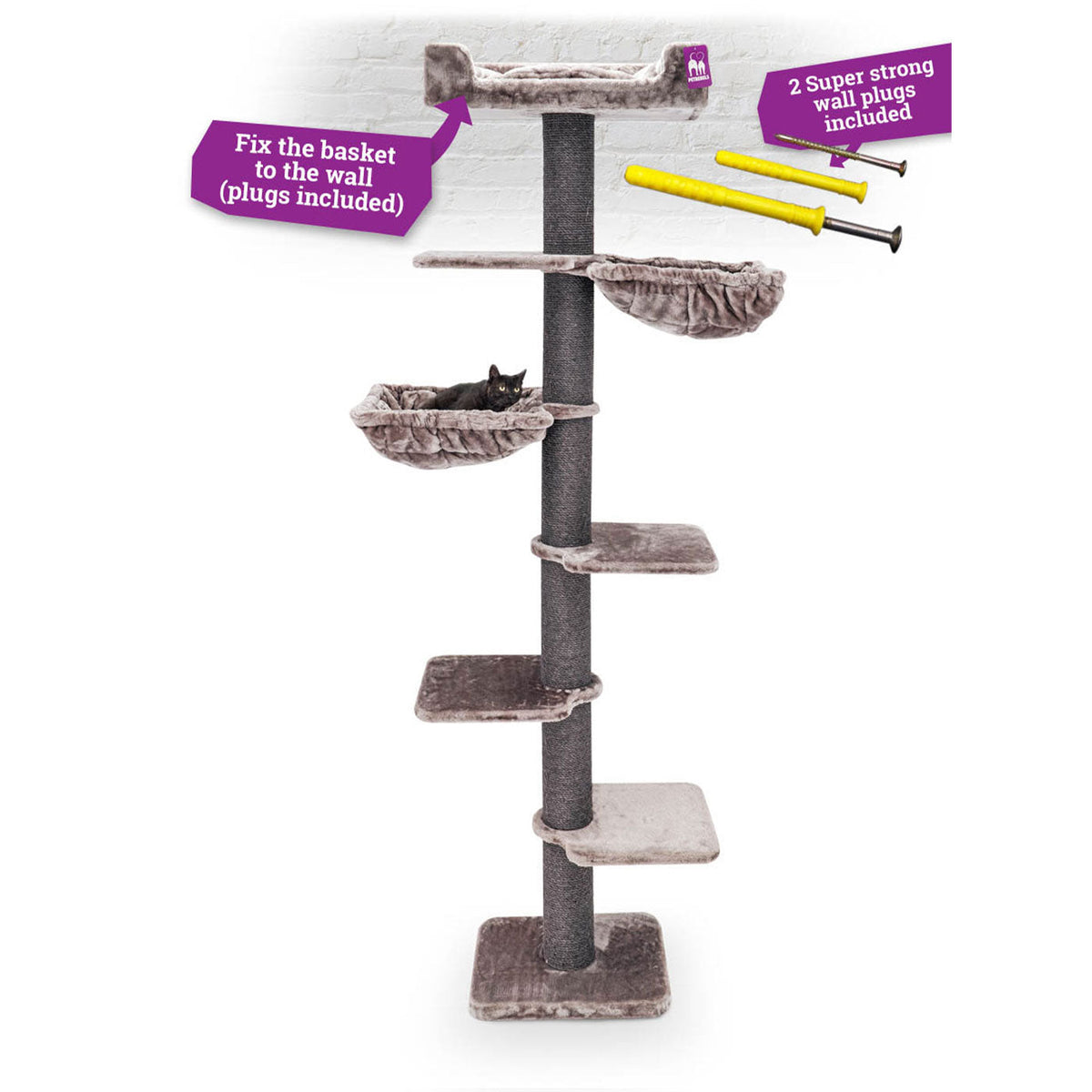 Kings & Queens Alexis 224cm Cat Tree, view 4