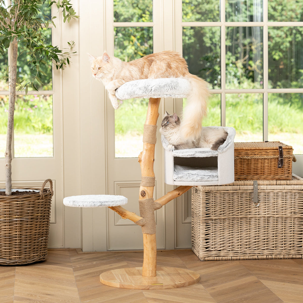 Back to Nature The Luxe Cat Scratch Tree, view 3