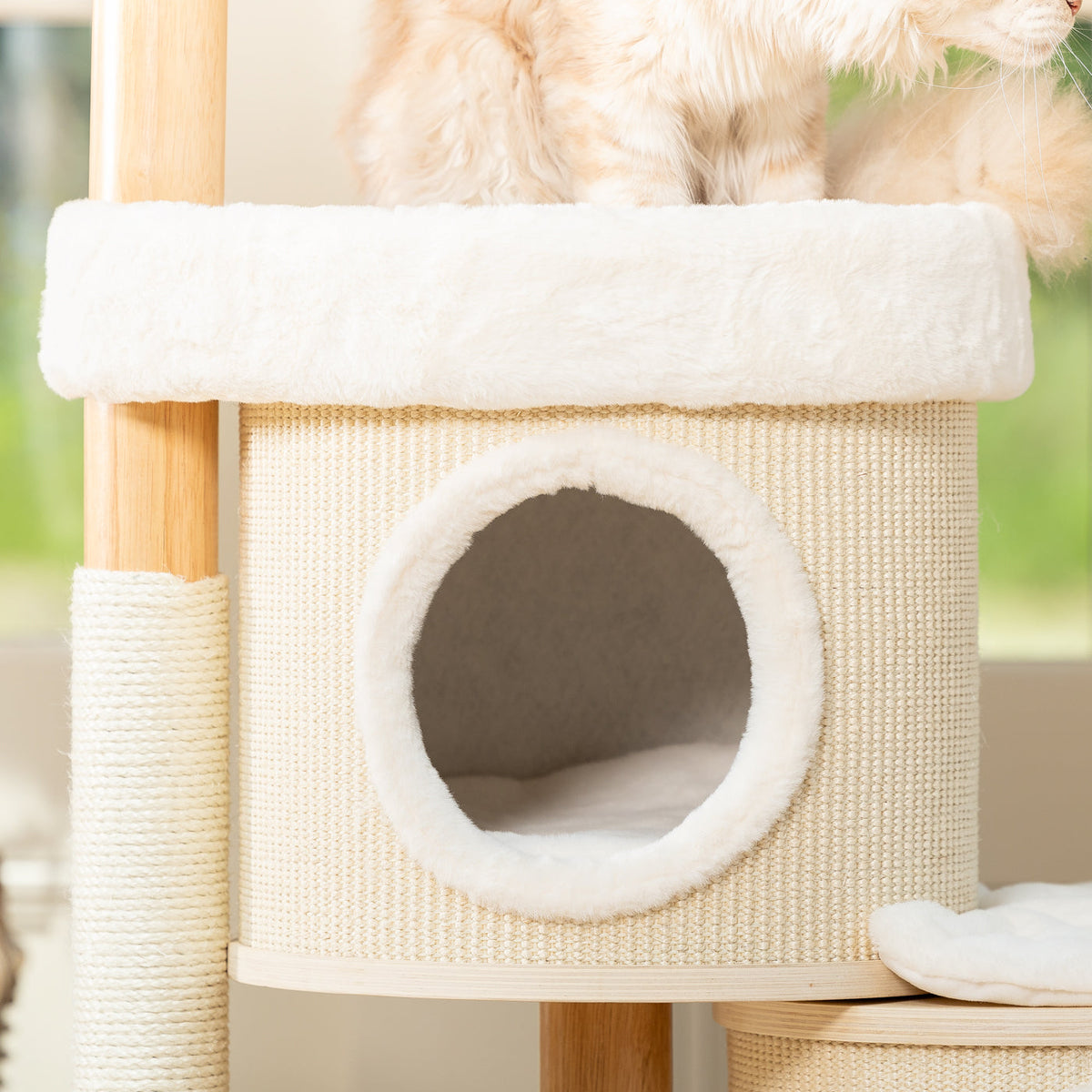 Helsinki Hide & Sleep Cat Tree, view 8