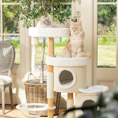 Helsinki Hide & Sleep Cat Tree, view 3