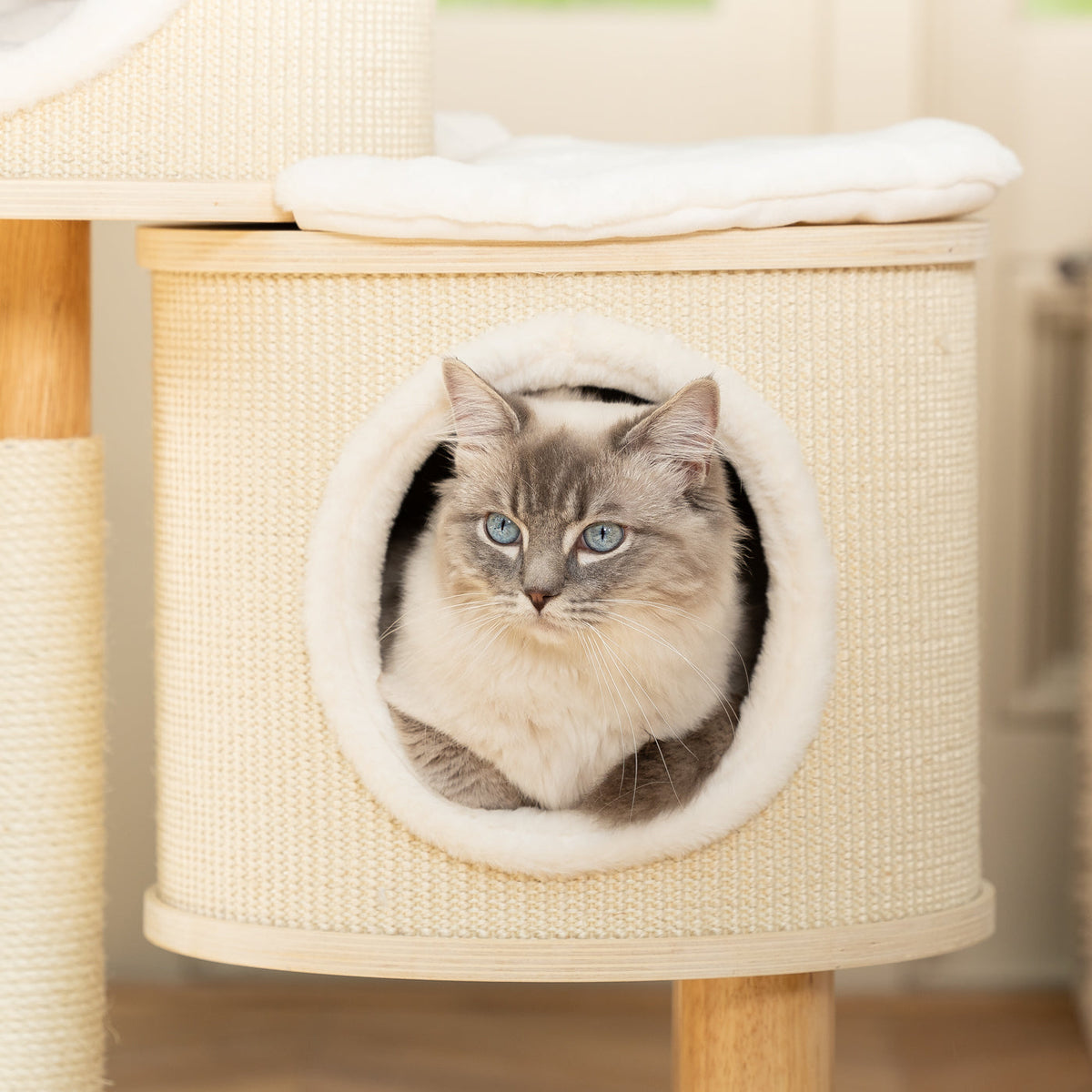 Helsinki Hide & Sleep Cat Tree, view 11