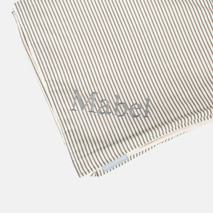 Cat & Kitten Blanket in Regency Stripe, view 3