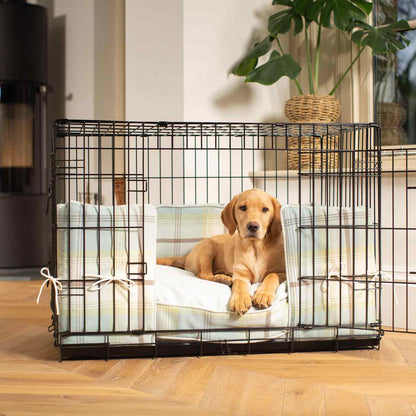 Dog Crate Bumper in Balmoral Duck Egg, view 3