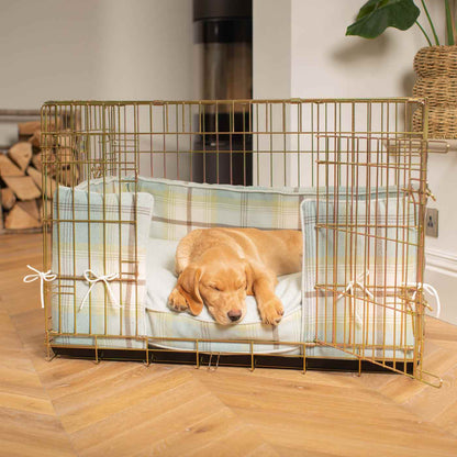 Dog Crate Bumper in Balmoral Duck Egg, view 2
