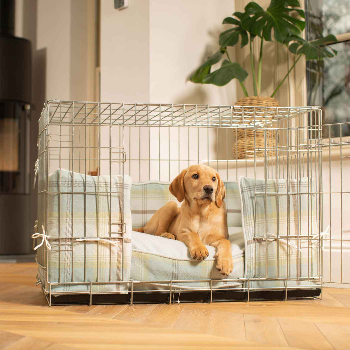 Dog Crate Bumper in Balmoral Duck Egg, view 5