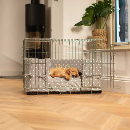 Dog Crate Bumper in Grey Spot, view 3