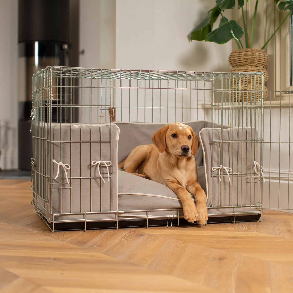 Dog Crate Bumper in Savanna Stone, view 7