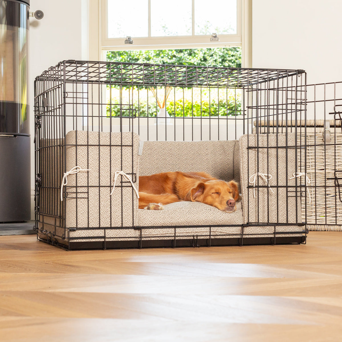 Dog Crate Bumper in Essentials Herdwick Sandstone