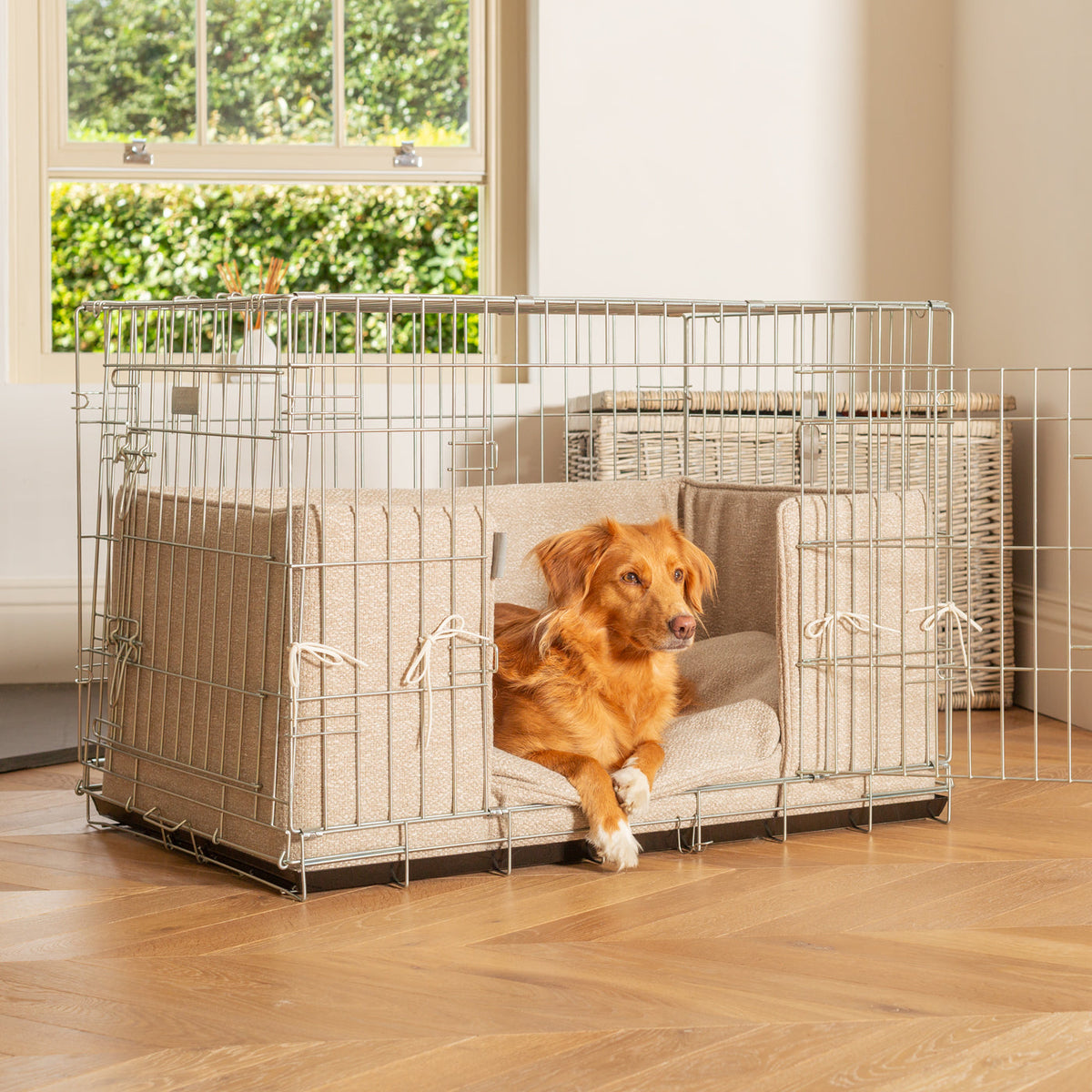 Dog Crate Bumper in Essentials Herdwick Sandstone, view 12