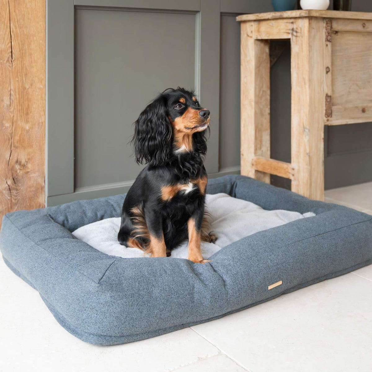 Comfort Cube Dog Bed in Anthracite, view 4