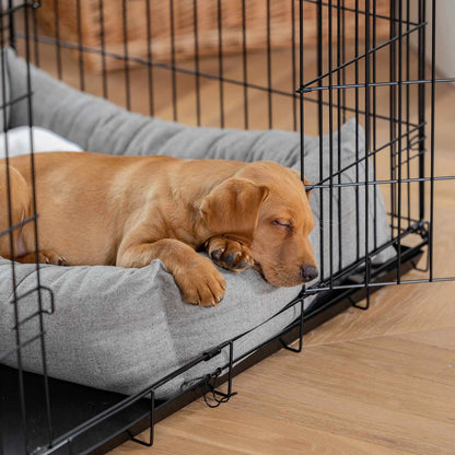 Cosy & Calming Puppy Crate Bed With Removable Covers In Inchmurrin Ground, view 4
