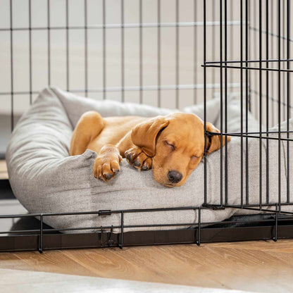 Cosy & Calming Puppy Crate Bed With Removable Covers In Inchmurrin Ground