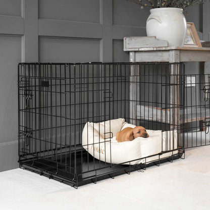 Dog Crate with Cosy & Calming Puppy Crate Bed in Savanna Bone, view 2