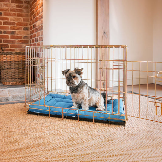 Dog Crate Mat in Ocean