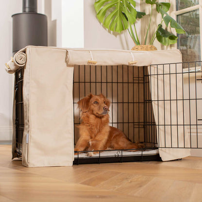 Dog Crate Cover In Savanna Bone, view 5